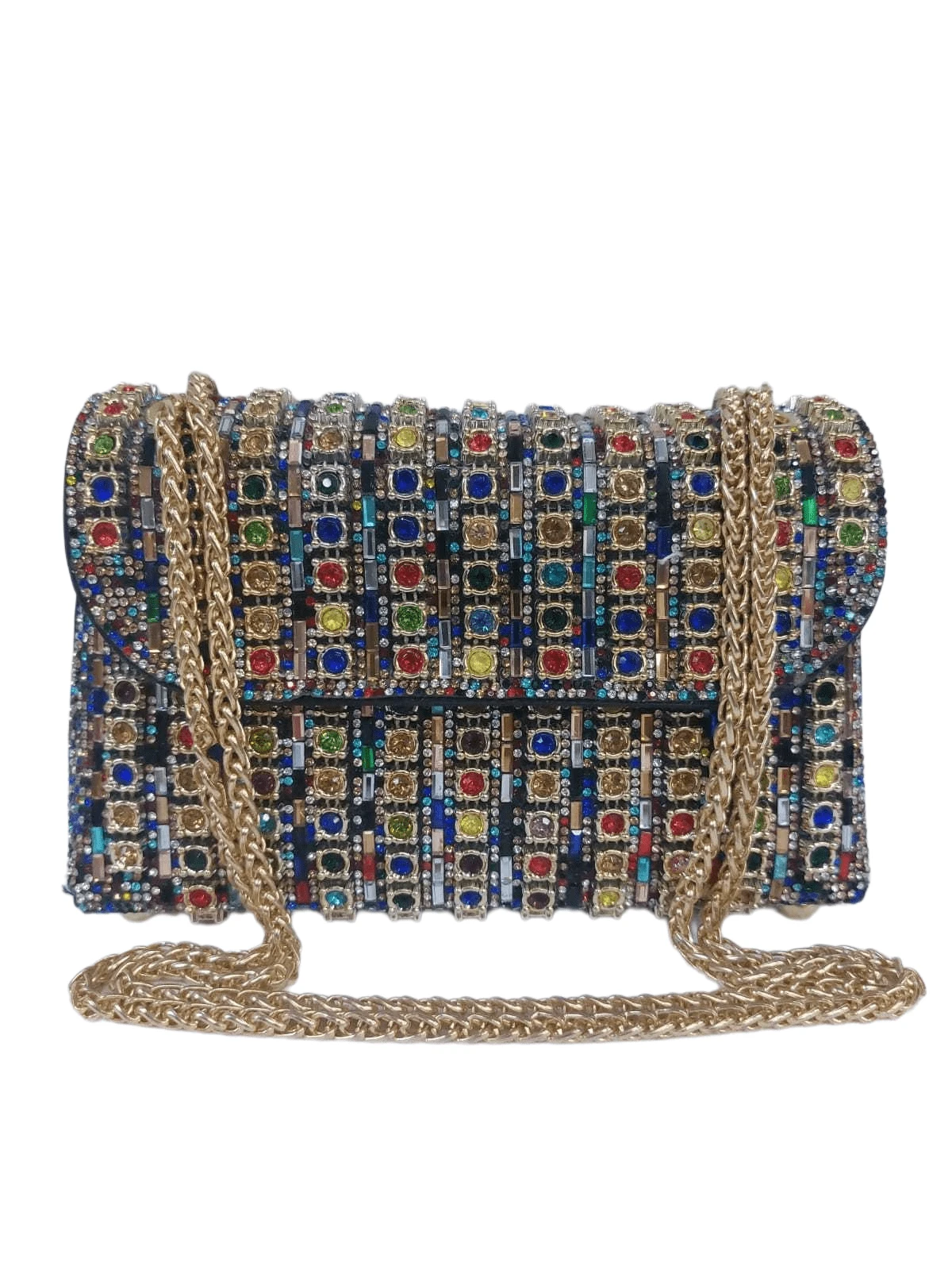 Rhinestone Crystal Studded Handbag And Shoulder Bag - Nhiều màu - Xem 1