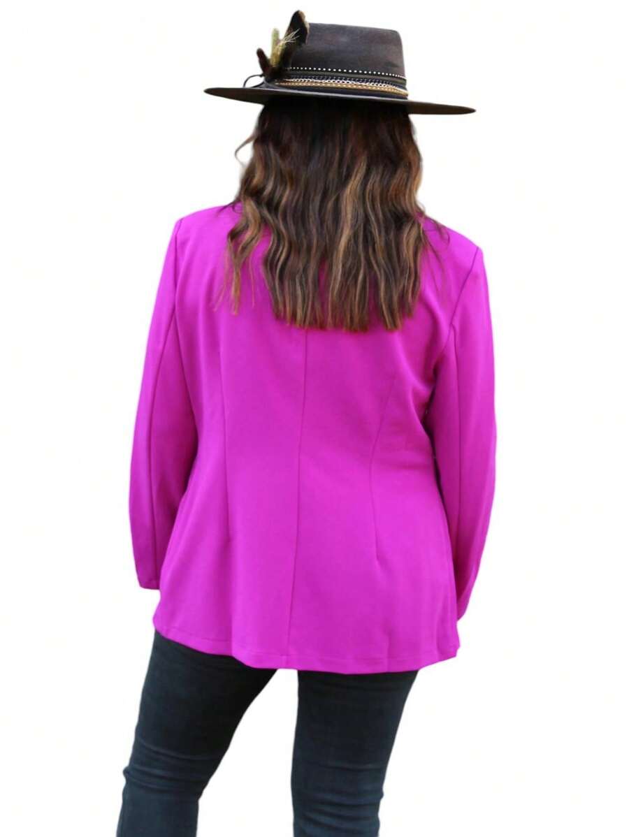 Timing Women's One Button Blazer SHEIN USA