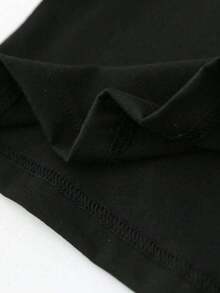 Reindeer Antler Print Kids T-Shirt, Christmas - màu đen - Xem 4