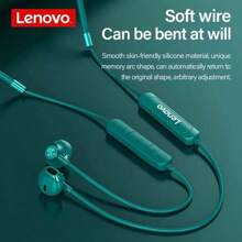 Lenovo SH1 Căști fără fir Bluetooth 5.0 IPX5 Impermeabile Bandă de gât Căști sport de lungă durată cu microfon Ambalaj chinezesc