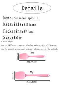 Silica Gel Spatula One High Temperature Resistance Square Head T-Type Spatula Cream Mixing Spatula Baking Tool Full Package Cream Spatula - Multicolor - View 2