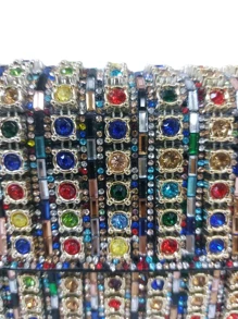 Rhinestone Crystal Studded Handbag And Shoulder Bag - Nhiều màu - Xem 2