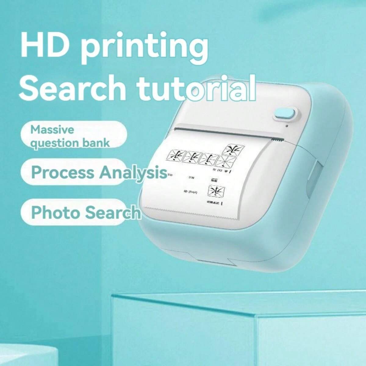 Mini Pocket Error Printing Machine, Portable Student Bluetooth Thermal