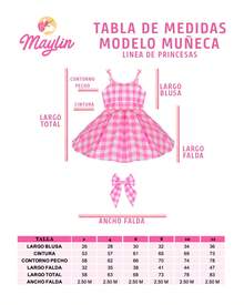 Girl Doll Dress - 粉色 - 查看 5