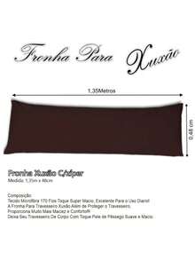 Kit 2 Xuxão Pillowcases Body Pillow 135 X 48cm With Zipper - Đỏ và Nâu - Xem 4