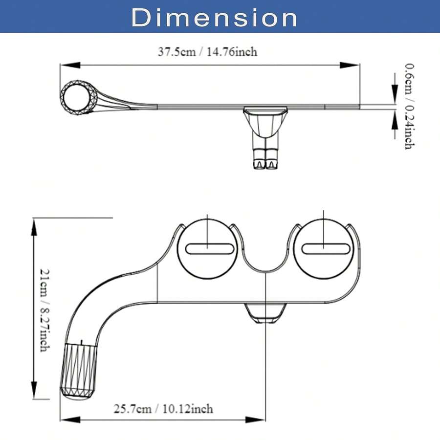 Bidet Attachment For Toilet UltraSlim Self Cleaning, Bidet