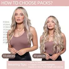 Lsybeauty Thick Tape In Human Hair Extensions ,Seamless  Skin Weft Extensions ,Remy  Human Hair,Multicolor  Color,Silky Straight For Fashion Women  ,16-26inch ,Easy To Apply (18P613# ,50g 20pcs/Package) - S18/613 - View 5