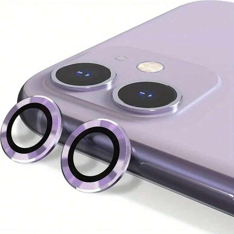 1 件 Apple iPhone 16 Pro Max/15 Pro Max 相机镜头钢化玻璃膜，iPhone 14 镜头保护膜，全覆盖康宁玻璃屏幕保护膜，兼容 iPhone 13 Plus - 紫色 - 查看 1