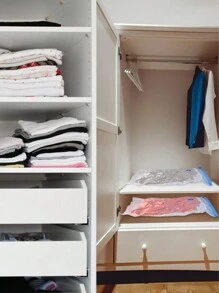 季节性衣服收纳，超大收纳袋，节省空间的袋子，12 件旅行服装真空收纳袋 - （1 大号 + 3 大号 + 3 中号 + 3 小号）带旅行泵真空密封袋，带双拉链密封和三重密封涡轮阀，可最大程度节省空间装饰秋季装饰节日装饰房间装饰家居装饰秋季装饰卧室装饰 - 手動幫浦款 - 查看 6