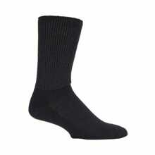 IOMI 3 Pack Extra Wide Cotton Diabetic Unisex Socks - Fast Shipping And Quick Delivery - Black - View 1