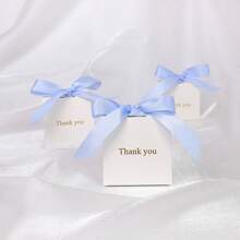 20/50pcs Charming Candy Gift Box Golden "Thank You"| With Ribbon | Valid For Birthdays, Weddings, Mother's Day, Back To School Valentine Day - Multicolor - View 13