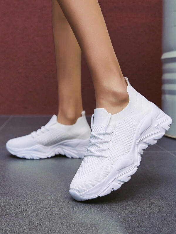 Damen leichte, weiche und atmungsaktive gestrickte Sportschuhe, ideal für Sport, Fitness, Laufen und Outdoor