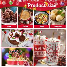 Thìa cà phê Giáng sinh Bộ 4 thìa thép không gỉ có mặt dây chuyền Giáng sinh Thìa trộn cà phê trà súp Thìa tráng miệng Bánh thìa Đồ dùng tiệc Giáng sinh - Nhiều màu - Xem 3