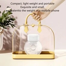 2pcs/Pack Invisible Electric Wearable Breast Pump, Smart All-In-One Automatic Milking Machine, Massage Suction Breast Pump - Black and White - View 8