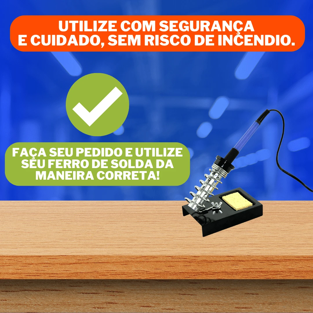 Professional Soldering Iron Stand Metal Base With Sponge And Spring