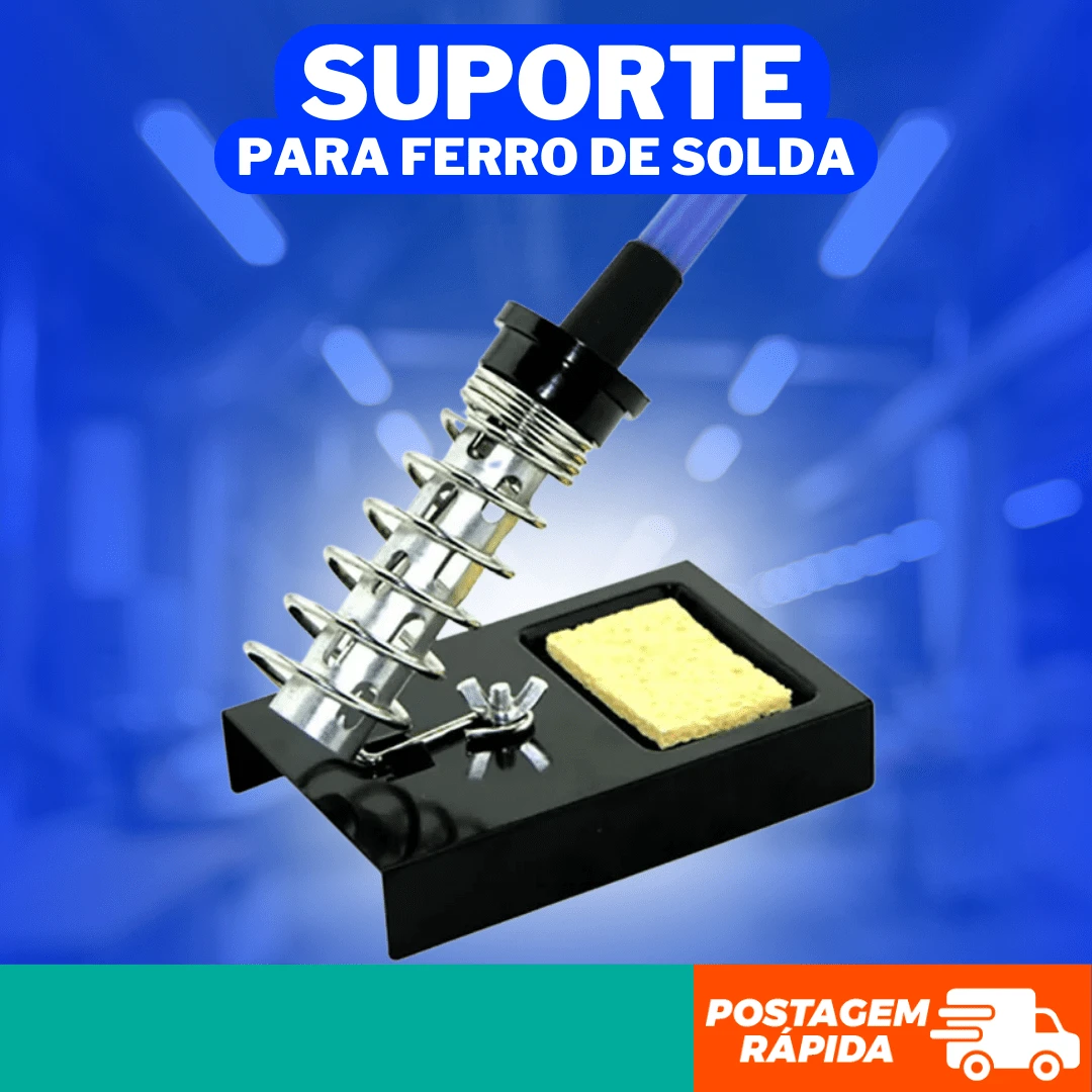 Professional Soldering Iron Stand Metal Base With Sponge And Spring