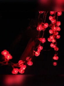 20 LED 红灯笼串灯，中国风仙女串灯，吊灯，适合新年、农历新年、派对装饰最佳礼物 - 紅色燈籠 - 查看 6