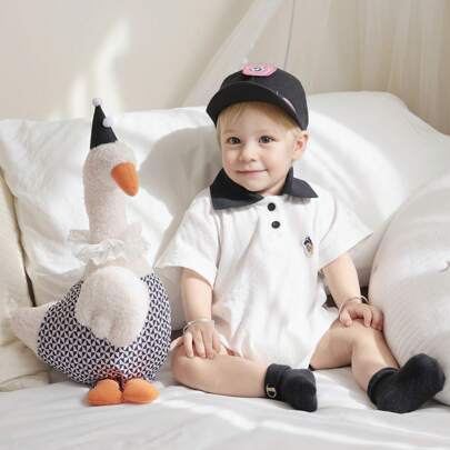 1 件婴儿/儿童毛绒玩具卡通恐龙和犀牛动物毛绒玩具，适合男孩女孩的节日生日礼物，可爱毛绒玩具