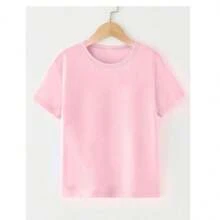 Sapekids T-Shirt Children's Tshirt Child Youth Baby Unisex Male And Female Cotton100% Casual Basic Outing - Màu Hồng baby - Xem 1