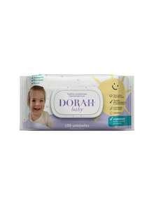 7 Packs - ALCOHOL-FREE Wet Wipes/Towels With Lid - 100 Sheets - Dorah Baby (Total 700 Sheets) - 白色 - 查看 2
