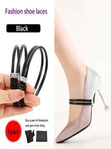 1/2/3/5 Pairs Detachable High Heel Shoe Straps, No-Slip High Heel Anti-Loose Foot Strap, Self-Adhesive High Heel Decorative Band