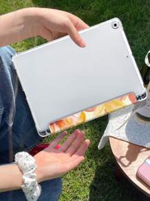 Ayotu Hawaiianische Blumen Hülle kompatibel mit iPad 10.2 Zoll 2021/2020 iPad 9. / 8. Generation, kompatibel mit Samsung Galaxy Tab A8 10.5 Zoll 2022, Tablethülle mit Stifthalter, unterstützt automatisches Schlaf-/Aufwach-Display