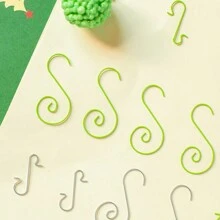 50 crochets en S pour décoration de Noël, chaussettes de Noël, crochets pour sapin de Noël, crochets en S pour boules de Noël