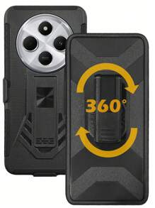 HEAVY DUTY CLIP OR RING CASE FOR REDMI 14C - 黑色 - 查看 4