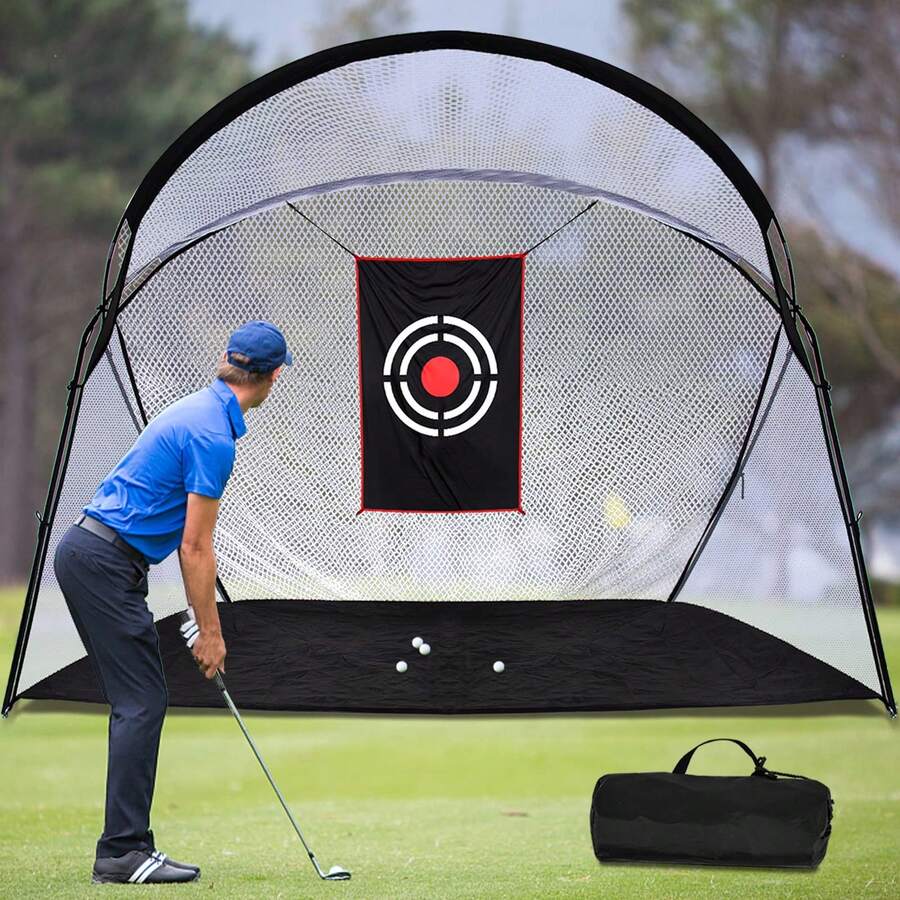 Golf Hitting Nets For Indoor Garage Outdoor Backyard Driving Use, Heavy
