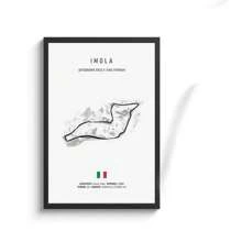 1 幅 F1 伊莫拉摩纳哥赛道帆布画 F1 墙面艺术北欧海报美学赛车家居装饰画无框画