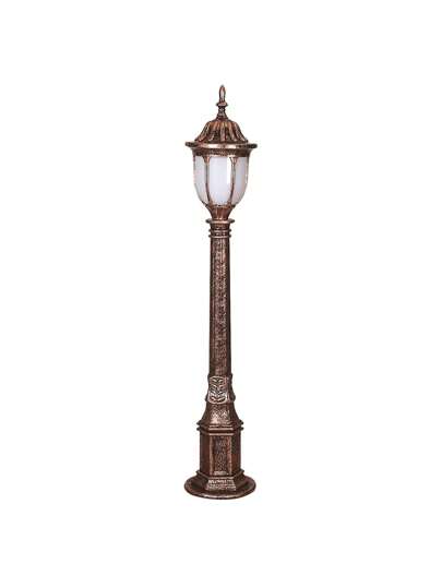 Well Home Outdoor Vloer Lamp Brown, 16x16x95. Free Shipping In 24/48h