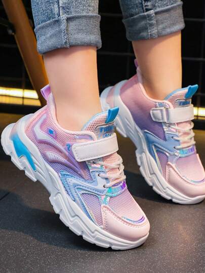 Girls' Casual Running Shoes, Large Drop Plastic Decoration Running Shoes, Comfortable And Non-Slip, Suitable For All Seasons