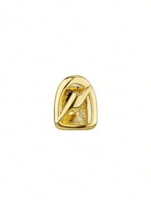 1 件闪电牙套空心个性化假牙万圣节单颗金牙嘻哈牙科首饰，适合男女 - 彩色 - 查看 8