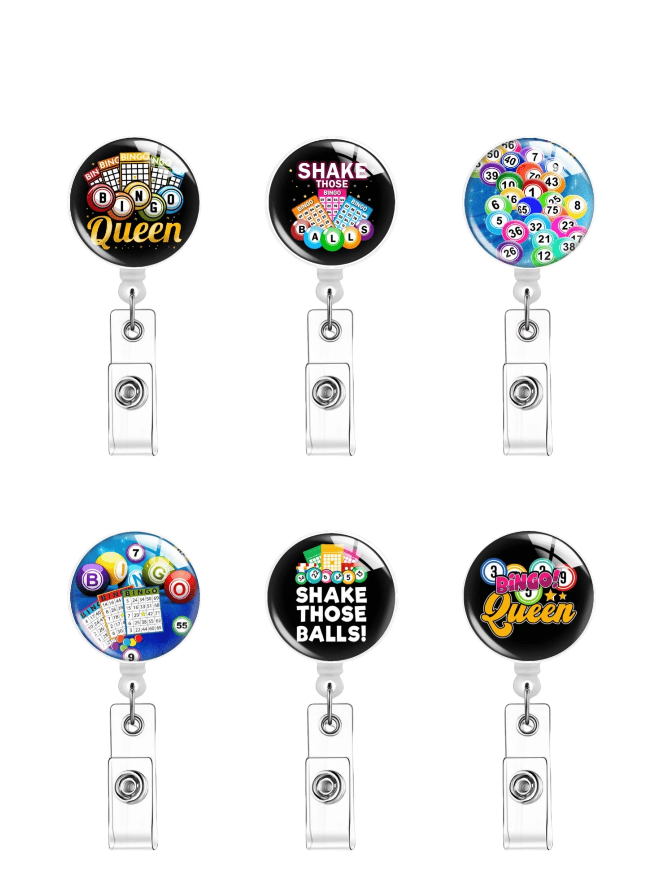 1pc Cartoon Badge Scroll With Retractable Badge Scroll, Suitable For Office Gifts For Teachers, Doctors, And Nurses - Multicolor - View 1