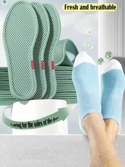 Suricat Shoe Odor Contol Insoles - Odor Eliminator - No More Smelly Shoes Or Stinky Feet With Herbal Mint Shoe Freshener - Odour Stop Strong – Ultra Powerful Odor Eating Insoles With Activated Carbon, Kill All Bad Smell