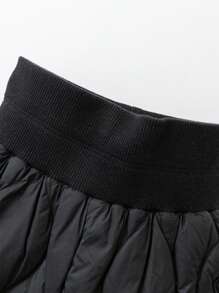 mini bala Boys' Girls' Pants 2024 Autumn/Winter New High Waist Long Pants - Black - View 6