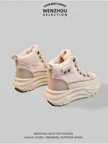 Neue Damen Winter Outdoor Schneestiefel, Plüschfutter, Dicke Isolierung, Rutschfest, Vielseitig, Bequem und langanhaltend