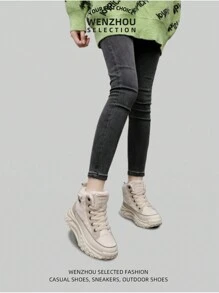 Neue Damen Winter Outdoor Schneestiefel, Plüschfutter, Dicke Isolierung, Rutschfest, Vielseitig, Bequem und langanhaltend