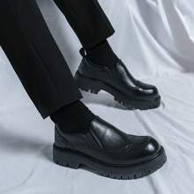 Thick Sole Formal Dress Shoes For Men - Multicolor - View 4