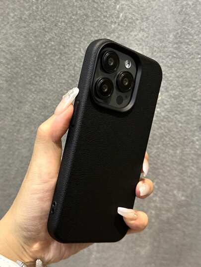 Minimalist High-Grade Leather Texture Phone Case Compatible With IPhone 17 Pro Max/17 Pro/17 Air/17/16 Pro Max/16 Pro/16/16 Plus/16e/15/15 Pro Max/15 Pro/15 Plus/11/12/13/14 Pro Max/XS/XR/11 Pro/11 Pro Max/12 Pro/12 Pro Max/13 Pro/13 Pro Max/7 Plus/14 Pro/14 Pro Max/14 Plus/7 Plus/8 Plus/8/SE2, Creative Design For Men And Women