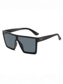 3pcs/1pc Teen`S Large Framed Fashion Glasses For Summer, Suitable For Daily Use