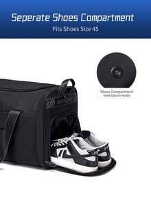 Túi du lịch Arctic Hunter dung tích lớn, có thể gập lại, khóa kéo, chống bụi, màu trơn, túi đựng hành lý, túi xách tay, túi tập gym, túi đi làm, túi đi học, túi xách tay cho học sinh, túi xách tay, túi cuối tuần, túi xách tay cho kỳ nghỉ, túi ngoài trời, túi công tác, túi đi bệnh viện và túi unisex cho nữ, quà tặng Giáng sinh, túi mùa thu đông, túi thực dụng cho Lễ Tạ ơn, túi nam, túi tote, túi đựng máy tính, túi đi biển, túi thể thao, túi đeo ngực, túi đeo hông, quà tặng cho nam, túi cho nam giới. - màu đen - Xem 6