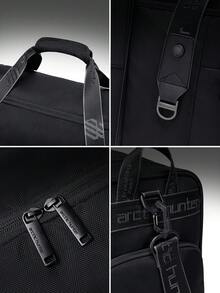 Túi du lịch Arctic Hunter dung tích lớn, có thể gập lại, khóa kéo, chống bụi, màu trơn, túi đựng hành lý, túi xách tay, túi tập gym, túi đi làm, túi đi học, túi xách tay cho học sinh, túi xách tay, túi cuối tuần, túi xách tay cho kỳ nghỉ, túi ngoài trời, túi công tác, túi đi bệnh viện và túi unisex cho nữ, quà tặng Giáng sinh, túi mùa thu đông, túi thực dụng cho Lễ Tạ ơn, túi nam, túi tote, túi đựng máy tính, túi đi biển, túi thể thao, túi đeo ngực, túi đeo hông, quà tặng cho nam, túi cho nam giới. - màu đen - Xem 9
