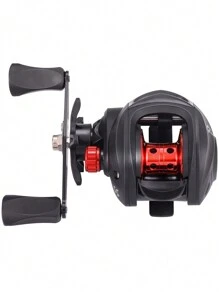 SOUGAYILANG Fishing Reel Baitcasting Reel Left/Right With 7.2:1 Gear Ratio Bait Casting Reels - Black - View 3