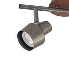 Lindby Strahler 'Sanem' (Landhaus, Vintage, Rustikal) in Alu aus Metall (2 flammig, GU10) - Deckenlampe, Deckenleuchte, Lampe, Spot, Wohnzimmerleuchte - Grau - Übersicht 7