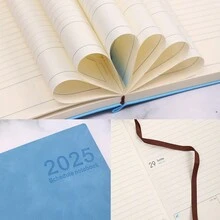 2025 New Planner Notebook, Daily Planner, Calendar Diary, Habit Tracker, 400 Pages, Time Management, Office Use - A5 - View 4