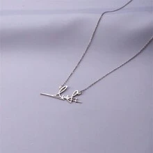 1PC Actual Signature Necklace - Meaningful Personalized Signature Necklace -Bridesmaid Jewelry -Your Signature -Mom Gift - Mother's Day Gifts - Multicolor - View 10