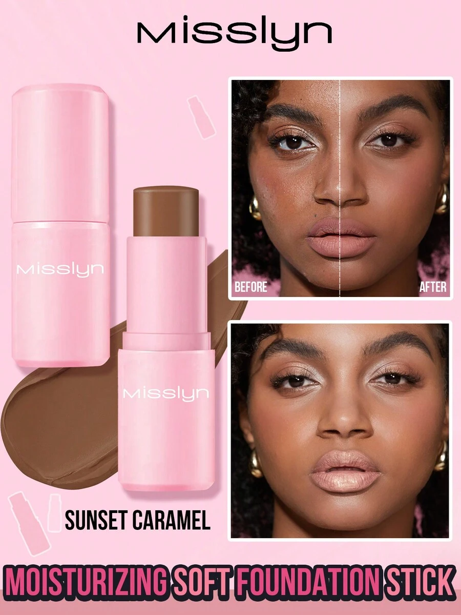 MISSLYN 保湿柔滑粉底棒，粉底棒，柔滑粉底棒，保湿柔滑粉底棒，隐形毛孔粉底棒 - #1 Sunset Caramel - 查看 1