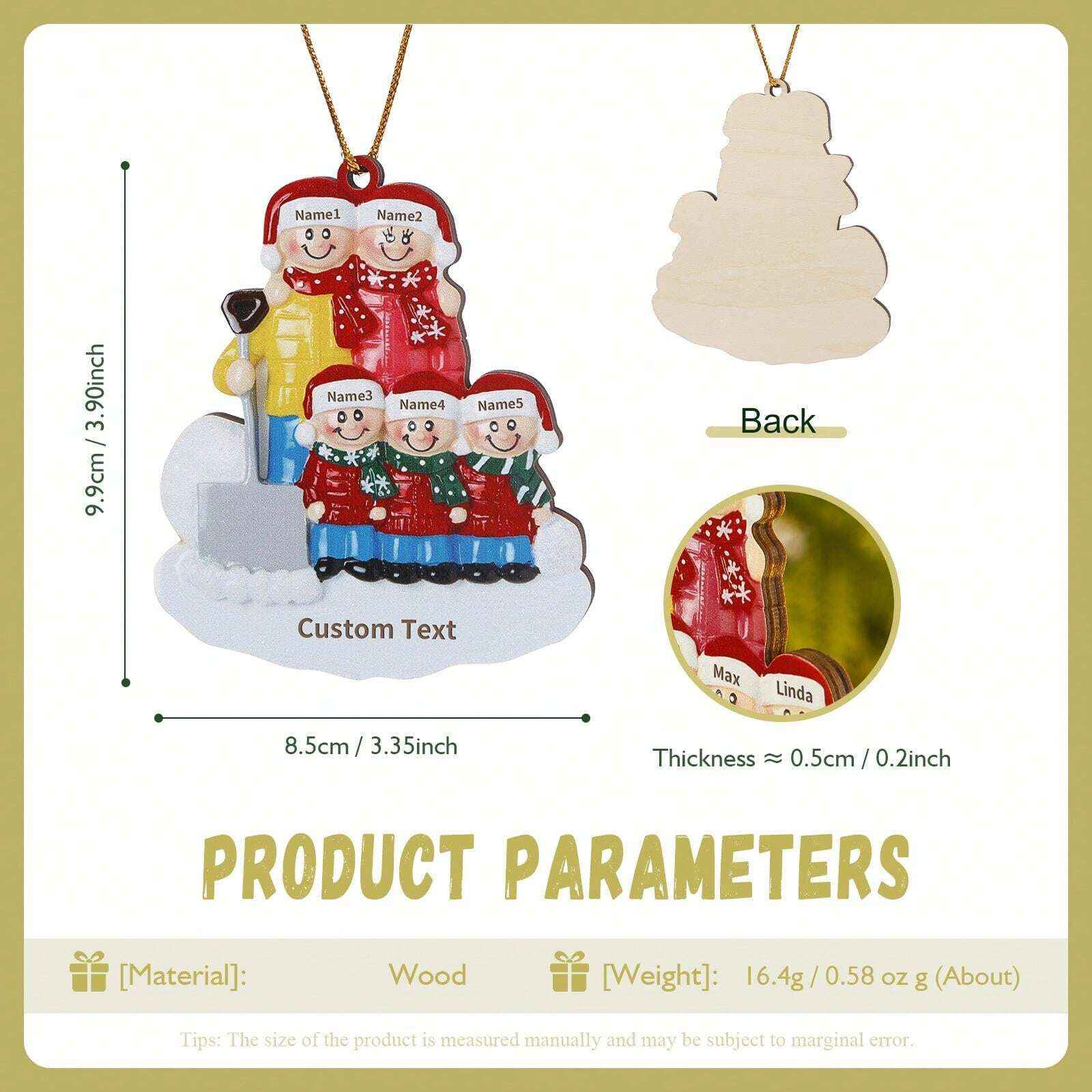 Christmas Decorations, Casual, For Everyday, Party And Gathering