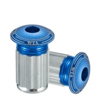 1 对山地公路自行车车把端塞铝合金车把盖 BMX 山地车把套自行车配件 - 彩色 - 查看 7